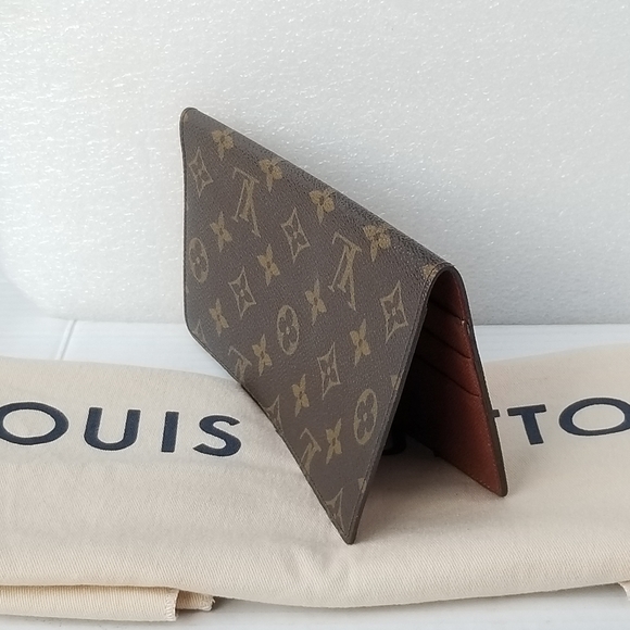 Authentic Rare Louis Vuitton 1988 Porte Chequier Double Bifold Wallet Monogram - Picture 8 of 14